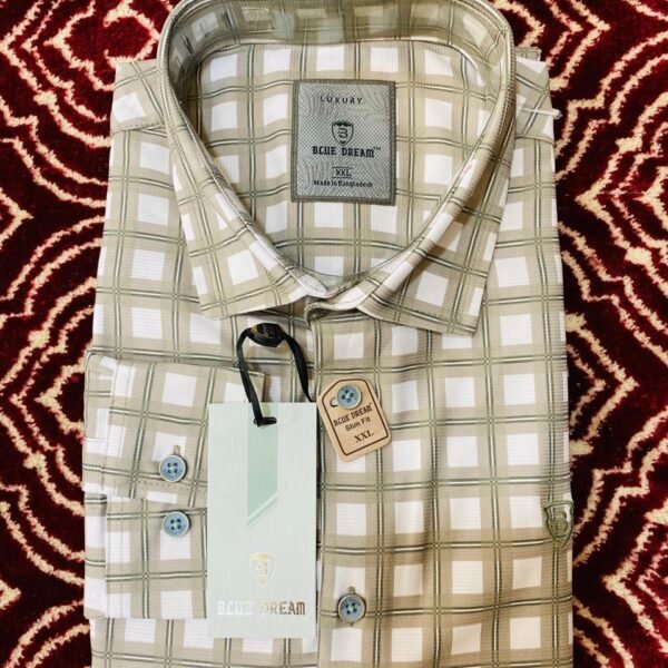 Beige with Black and White Checkered